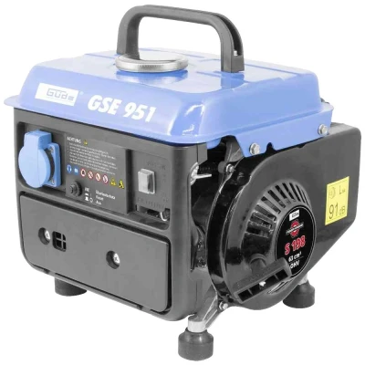 Afbeelding van Güde GSE 951 2 Takt Benzine Generator 720 W Aggegraat Noodstroom 1,5 PK