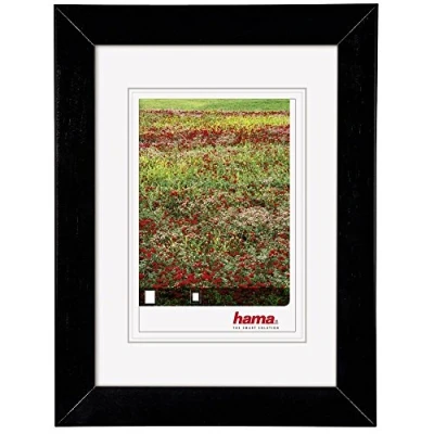 Afbeelding van Hama Foggia, Hout, Zwart, Enkele fotolijst, 9 x 13 cm, mm, 18 mm