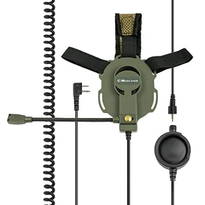 Afbeelding van Midland Bow M Tactical hoofdtelefoon met micro schacht/PTT tactisch G5/G6/G7/G8/G9