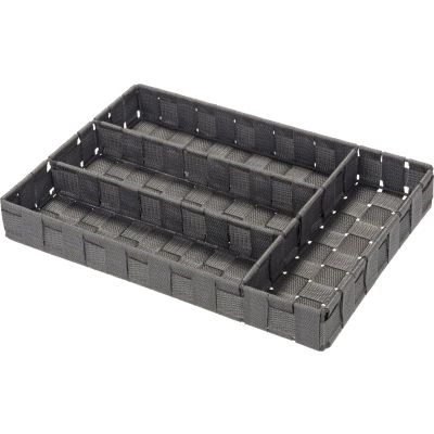 Afbeelding van WENKO bestekbak / make up organizer grijs 26 x 36 5 cm