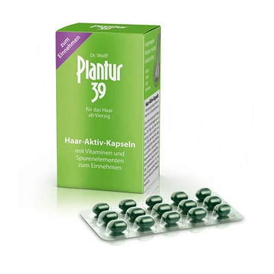 Afbeelding van Plantur 39 Haar Aktief Capsules 60 stuks
