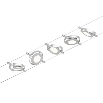 Afbeelding van Paulmann RoundMac 94414 Kabelsysteem compleet LED vast ingebouwd Chroom (mat)
