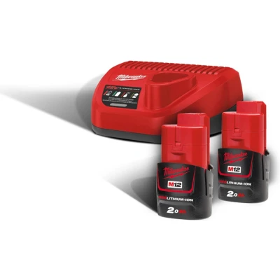 Afbeelding van Milwaukee M12 Accu En Lader NRG 202 ( 2x Accu)
