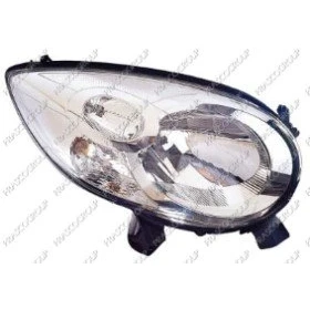 Afbeelding van PRASCO CI2014803 Koplampen rechts H4 Transparent Met knipperlamp Zonder afregelmotor voor LWR CITROËN: C1 I