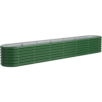 Afbeelding van vidaXL Tuinplantenbak Groen 260 x 40 36 cm