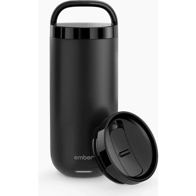 Afbeelding van Ember Tumbler Koffiebeker Thermosbeker met Instelbare Temperatuur Koffiebekers To Go Reisbeker voor Koffie &amp; Thee Thermosfles Mobiele App Cadeau Koffieliefhebbers 473 ML Zwart