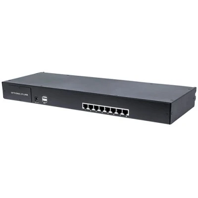Image de Intellinet 507882 modulaire 8 Ports Commutateur KVM avec Interface de/VGA CAT5 Noir
