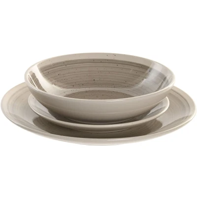 Afbeelding van Serviesset Home ESPRIT Beige Grijs Keramiek 18 Onderdelen