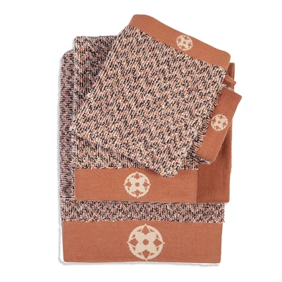 Afbeelding van Kayori Kakeyu badtextiel Handdoek (60x110 cm) Set van 3 Oranje