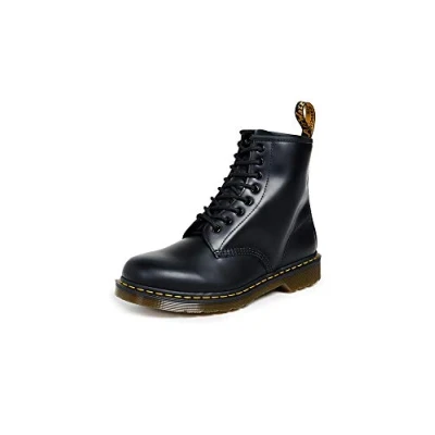 Afbeelding van Dr. Martens 1460 klassieke leren laarzen met veters, zwart, Zwart glad