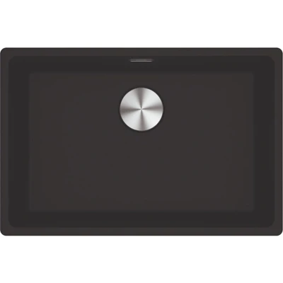 Afbeelding van Franke Maris MRG 110 62 Fragranite matt black spoelbak onderbouw 125.0697.314