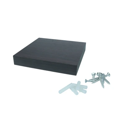 Afbeelding van Zwevende Wandplank 24 x cm Donkerbruin Per Stuk