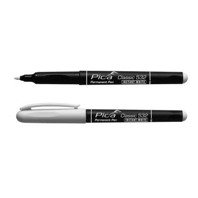 Afbeelding van Pica 532/52 permanent pen 1 2mm rond wit