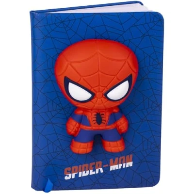Afbeelding van Notitieboekje Spider Man SQUISHY Blauw 18 x 13 1 cm