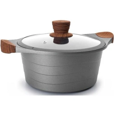 Image de Faitout fonte d&#039;aluminium 20cm + couvercle Lacor 27320