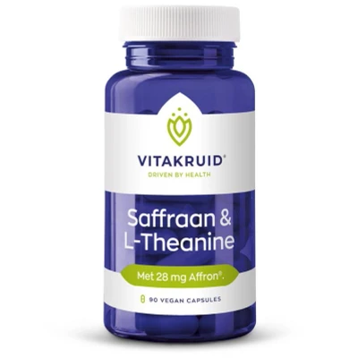 Afbeelding van Vitakruid Saffraan &amp; L Theanine Capsules 90VCP