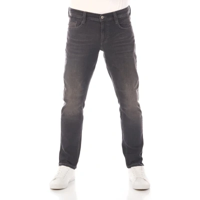 Afbeelding van Mustang Heren Jeans Broeken Oregon tapered Fit Zwart Volwassenen Denim Jeansbroek