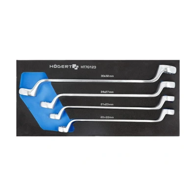 Afbeelding van Hogert Technik HT7G123 Gereedschapmodule 4 20x22, 21x23, 24x27, 30x32 Chroom vanadium staal