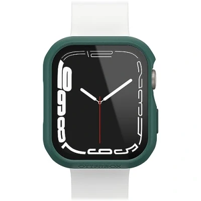 Afbeelding van Bumper Otterbox Eclipse met geïntegreerde displaybescherming voor Apple Watch Series 9/8/7 45mm, gehard glas, schokbestendig, valbestendig, beschermhoes Watch, lichtgroen