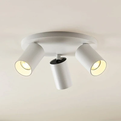 Afbeelding van Arcchio Brinja 3 Round Plafondlamp White