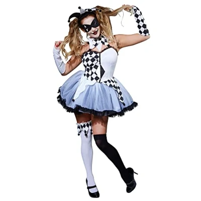 Afbeelding van Rubie&#039;s Officieel Jesterlla kostuum voor dames, Halloween kostuum, maat S
