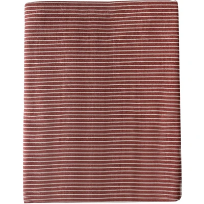 Afbeelding van Laura Ashley Tafelkleed Oxblood Rood streep 140x240cm