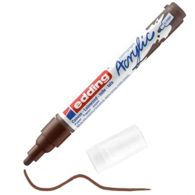 Afbeelding van edding 5100 Acrylic Marker chocoladebruin 1 ST 2 3mm / 4 5100907