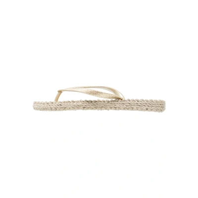 Afbeelding van Ilse Jacobsen dames Slipper met glitter in de kleur Goud, maat: 38