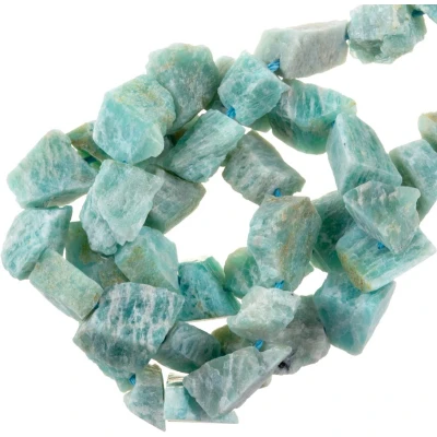 Afbeelding van Groene Aventurijn Kralen (15 20 x 14 18 10 mm) 25 Stuks voor Sieraden 100% Natuursteen Dreambeads