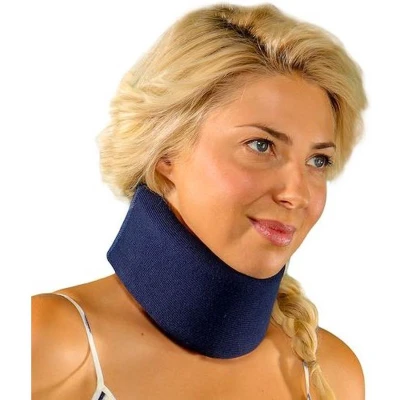 Afbeelding van Thuanse Nekbrace C1 Anatomic Blauw Hoogte 9 cm Nekkraag Versleten nekwervels Artrose Maat 1