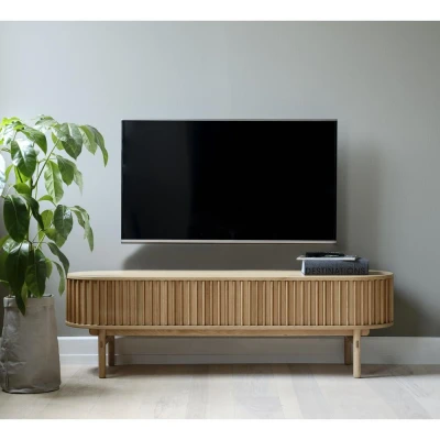 Afbeelding van Leif eiken tv meubel 160 cm naturel