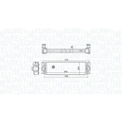 Afbeelding van Magneti Marelli Interkoeler 351319205050