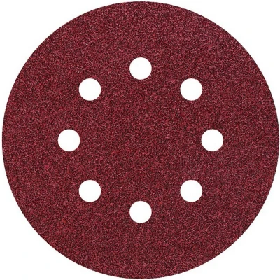Afbeelding van Wolfcraft 2070000 EasyFix Schuurschijf Klittenband K80 125mm Hout / Metaal (5st)