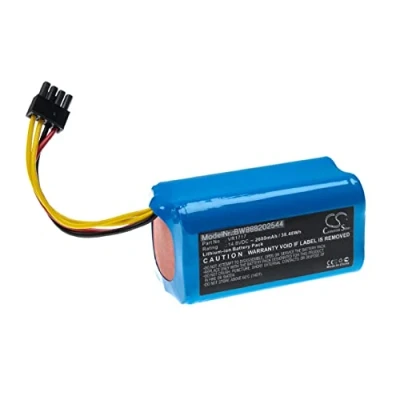 Afbeelding van vhbw Accu compatibel met Proscenic Cocoa Smart 780T, 790T stofzuiger, huishoudelijke robot (2600 mAh, 14,8 V, Li ION)