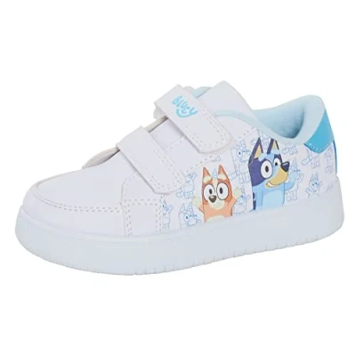 Afbeelding van Bluey Lichte en eenvoudig te bevestigen sneakers voor kinderen, jongens meisjes, Wit.