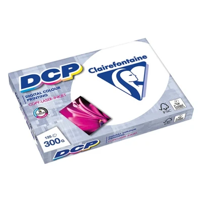 Image de Clairefontaine DCP Ultra blanc A4 (210 x 297 mm) 300 g/m² 125 feuille(s) papier uni