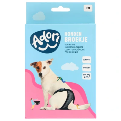 Afbeelding van Adori Hondenbroek Luxe Zwart Hondenloopsheid Medium