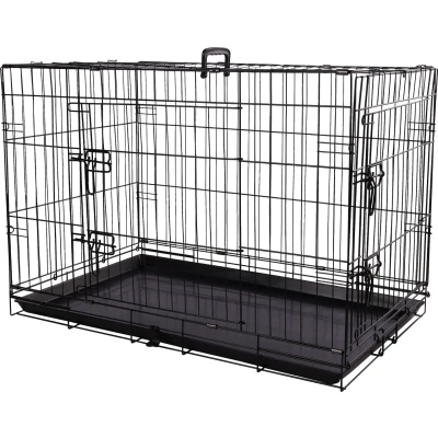 Afbeelding van Hondenbench Basic Zwart L 92 x 56 64 cm