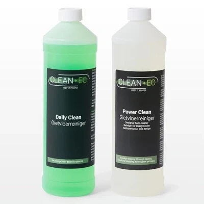Afbeelding van Cleanec Gietvloer reiniger Duo Pack Daily Clean &amp; Power