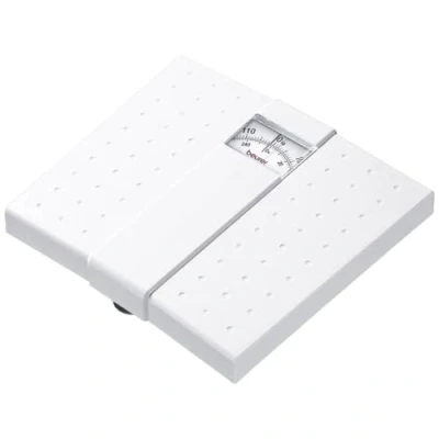 Afbeelding van Beurer MS 01 Analoge Personenweegschaal Mechanisch Geen batterij nodig Tot 120 kg Antislip 5 Jaar garantie Wit