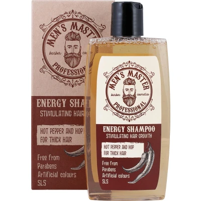 Afbeelding van Men&#039;s Master Energy Shampoo Mannen Stimuleert Haargroei &amp; Vermindert Haarverlies Normaal Dun Haar 260ML