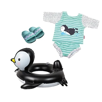 Afbeelding van Poppen Zwemset Pinguin, 35 45 cm