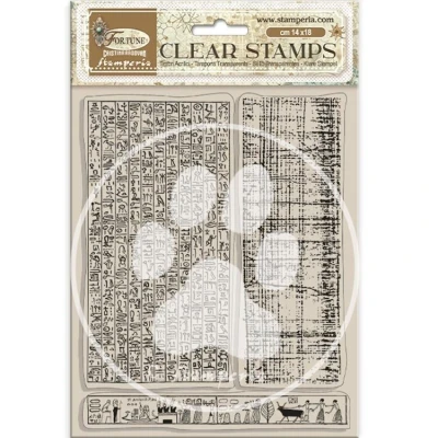 Afbeelding van Stamperia Acrylstempels voor scrapbooking, albums, kaarten maken, bullet journaling en meer, transparant, duurzaam, gemakkelijk te reinigen, perfect vrije tijd, knutselen