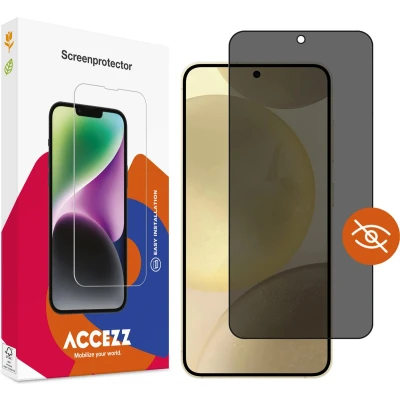 Afbeelding van Accezz Screenprotector Geschikt voor Samsung Galaxy S25 Plus Gehard glas Privacy