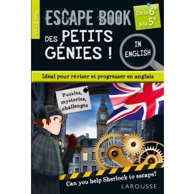 Image de Escape book des petits génies in english de la 6e à 5e