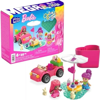 Afbeelding van MEGA Barbie Color Reveal Cabrio Bouwspeelgoed