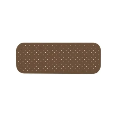 Afbeelding van MSV Premium douchemat, antibacterieel, antislip, met zuignappen, rood, rozengeur, ca. 36 x 97 cm, wasbaar op 60 graden