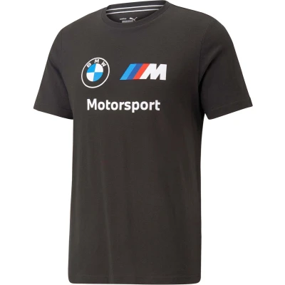 Afbeelding van Puma BMW MMS ESS LOGO Tshirt print, Heren, Maat: Large, Black