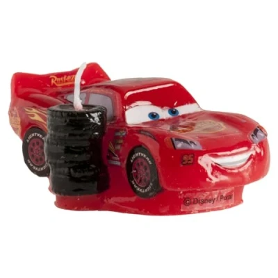 Afbeelding van Dekora 346053 verjaardagskaars van Flash McQueen Disney Pixar Cars