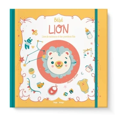 Afbeelding van BEBE LION LIVRE DE NAISSANCE ET DES PREMIERES FOIS